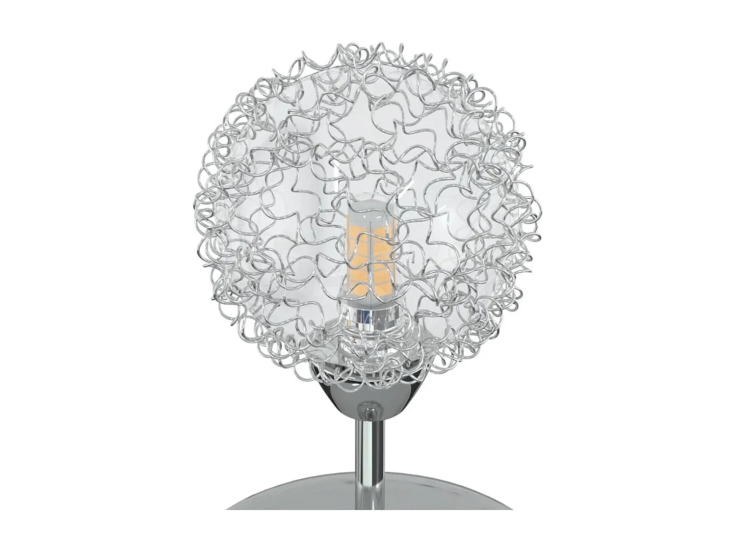 Plafondlamp met gaasdraadkapjes 5xG9