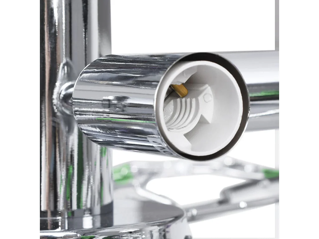 Plafonnier à bras en cristal acrylique 5 ampoules E14 Vert