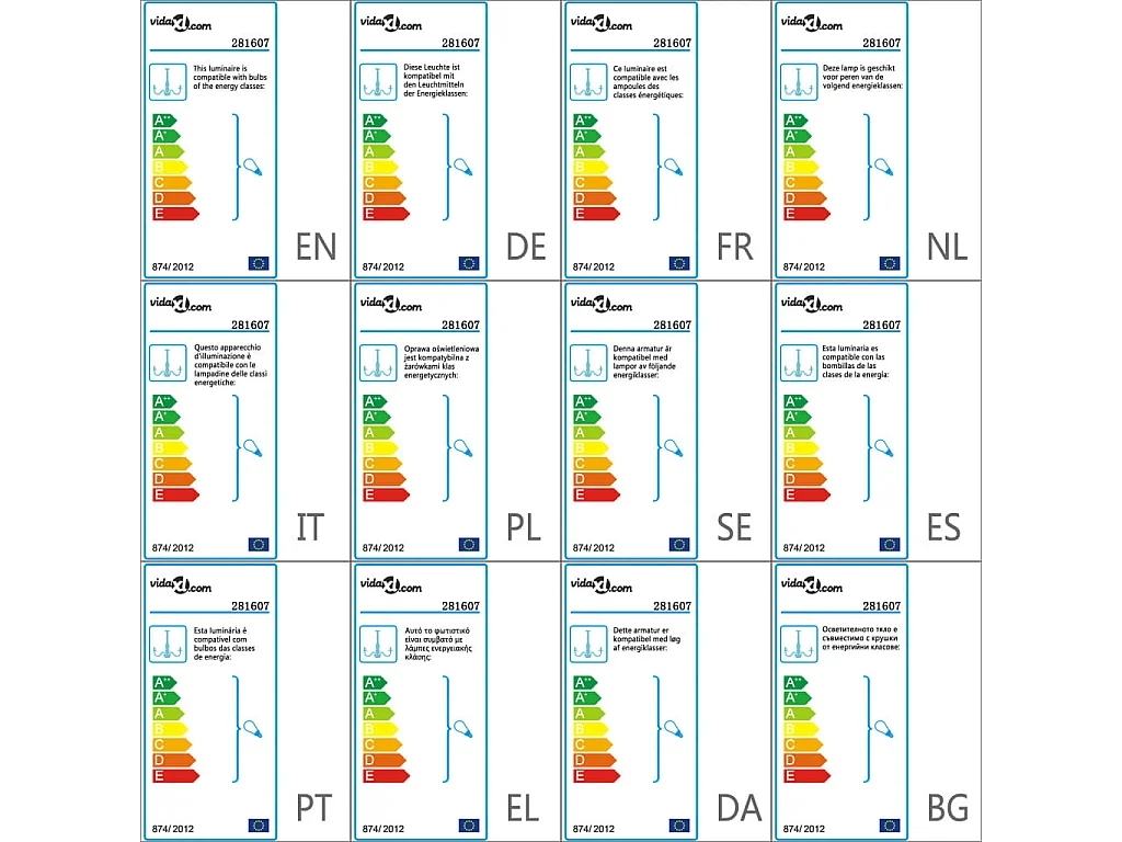 Lustre avec perles Doré 8 ampoules E14