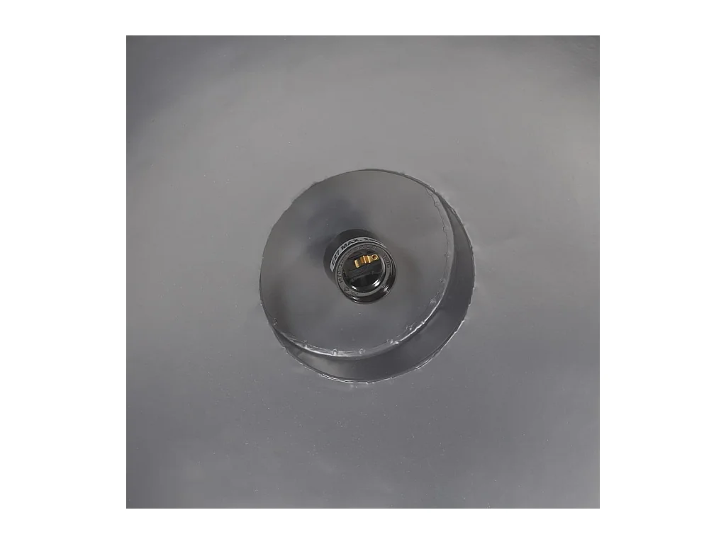 Lampe suspendue industrielle 32cm Gris E27