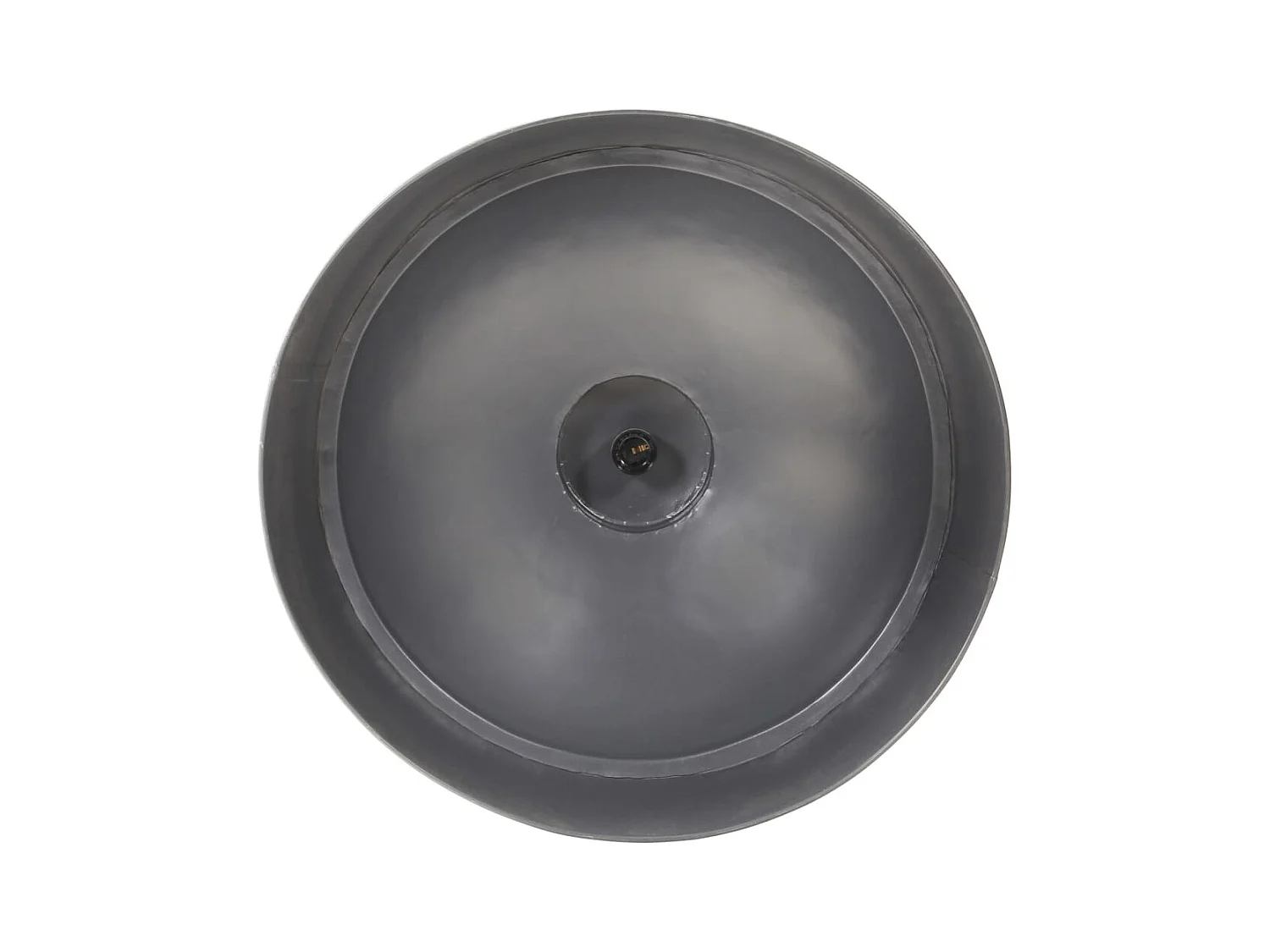 Lampe suspendue industrielle 32cm Gris E27