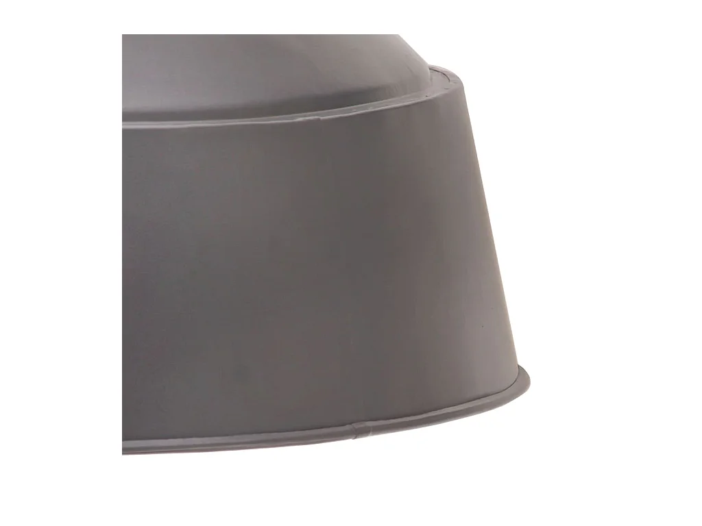 Lampe suspendue industrielle 32cm Gris E27
