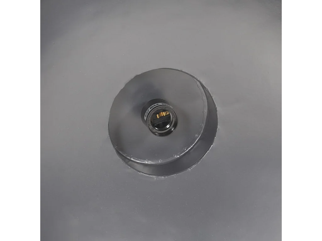 Hanglamp industrieel E27 32 cm grijs