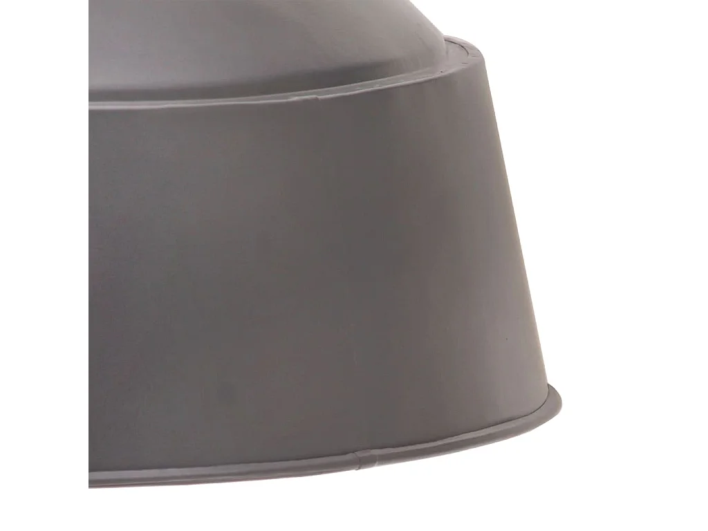 Hanglamp industrieel E27 32 cm grijs