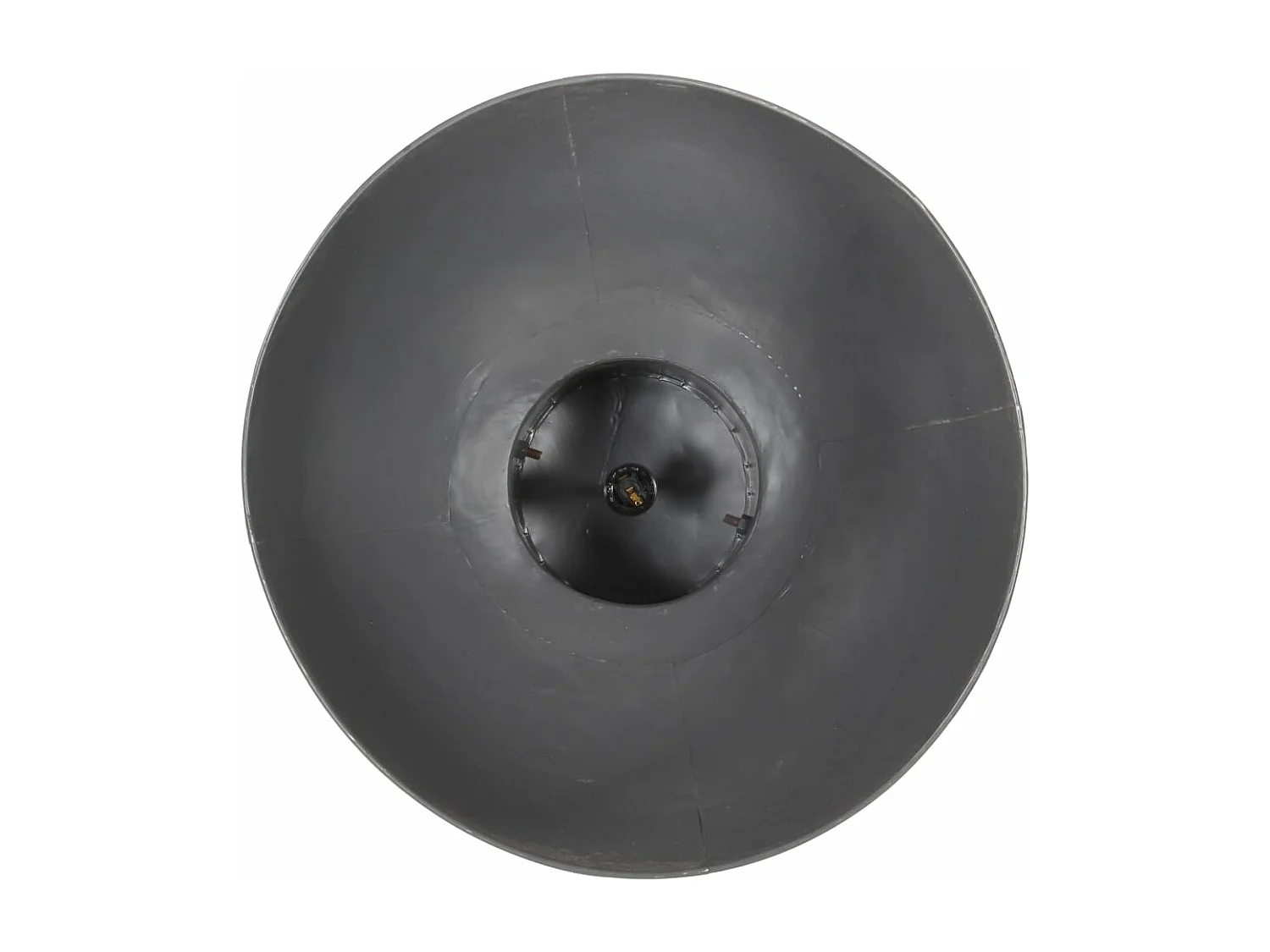 Lampe suspendue industrielle 25 W Gris Rond Manguier 52cm E27