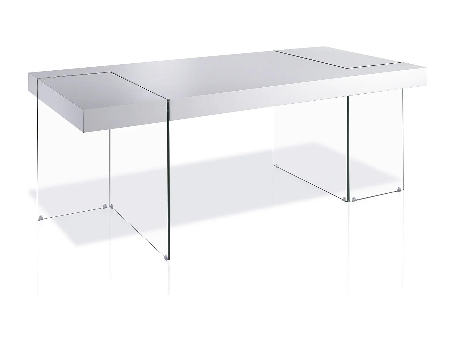 Table rectangulaire design Blanc Cubique