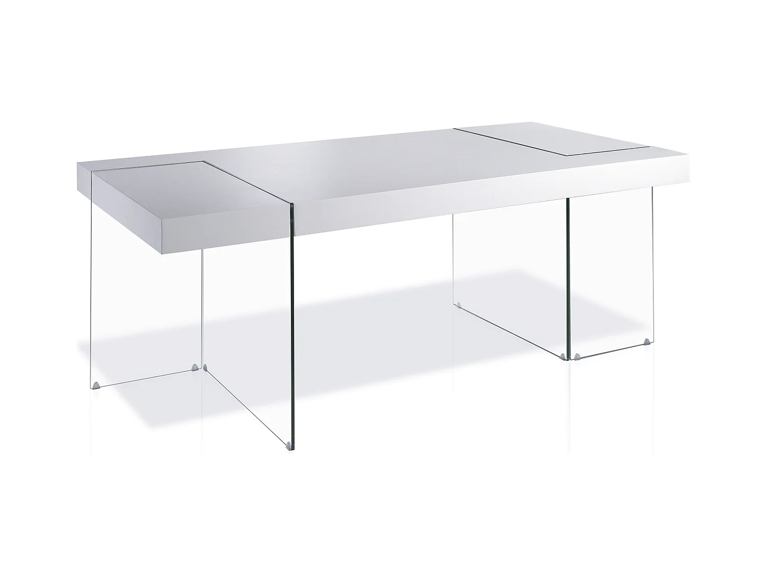 Table rectangulaire design Blanc Cubique