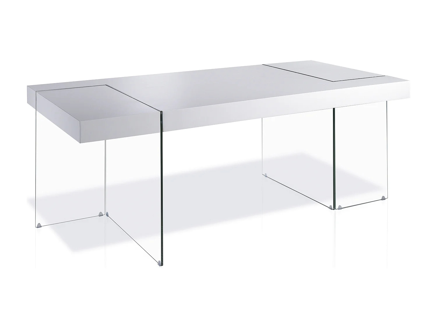 Table rectangulaire design Blanc Cubique