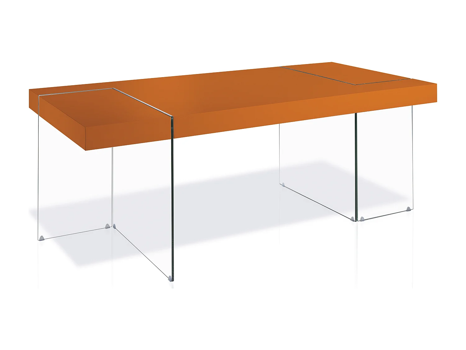Table rectangulaire design Orange Cubique