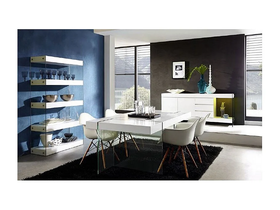 Table rectangulaire design Orange Cubique