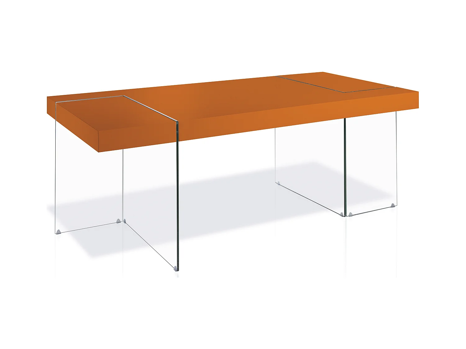 Table rectangulaire design Orange Cubique
