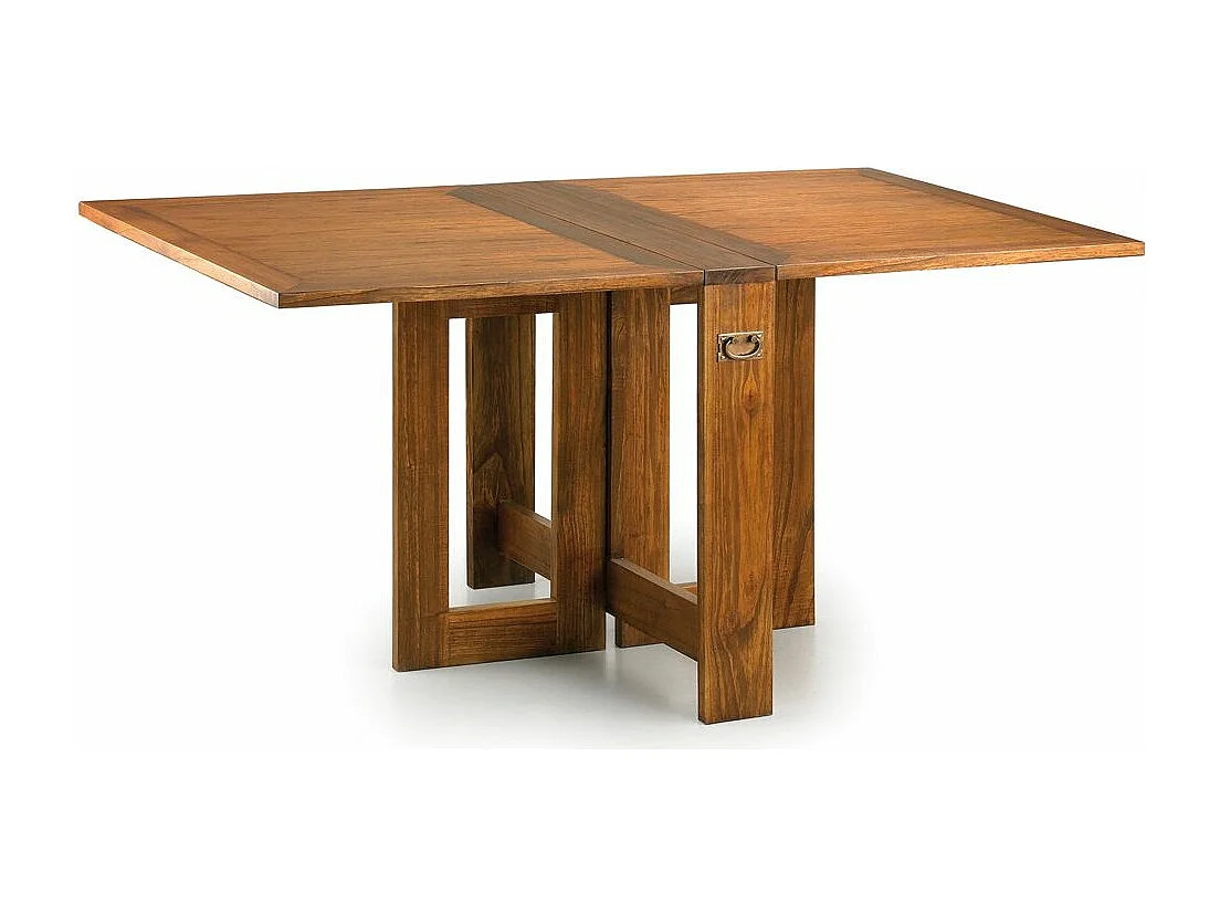 Table de repas pliante en bois massif de Mindy Orka 165cm
