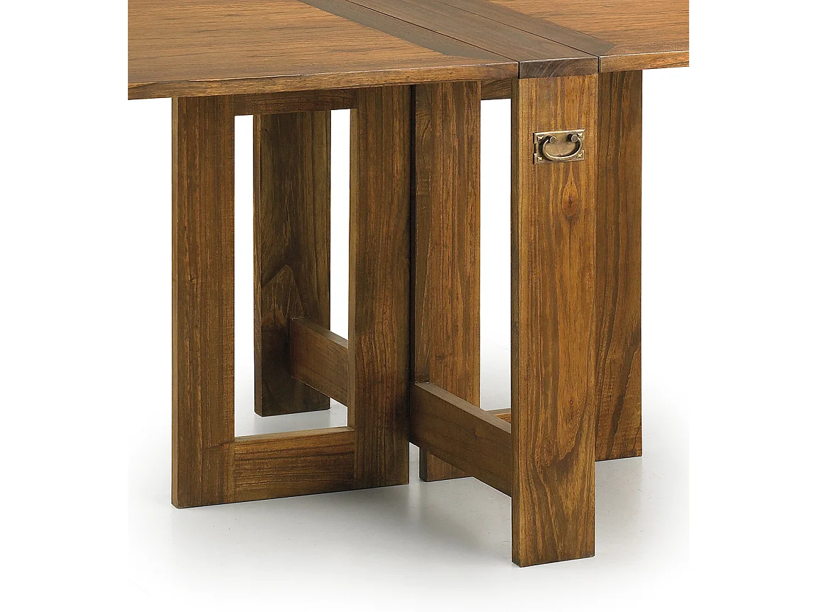 Table de repas pliante en bois massif de Mindy Orka 165cm