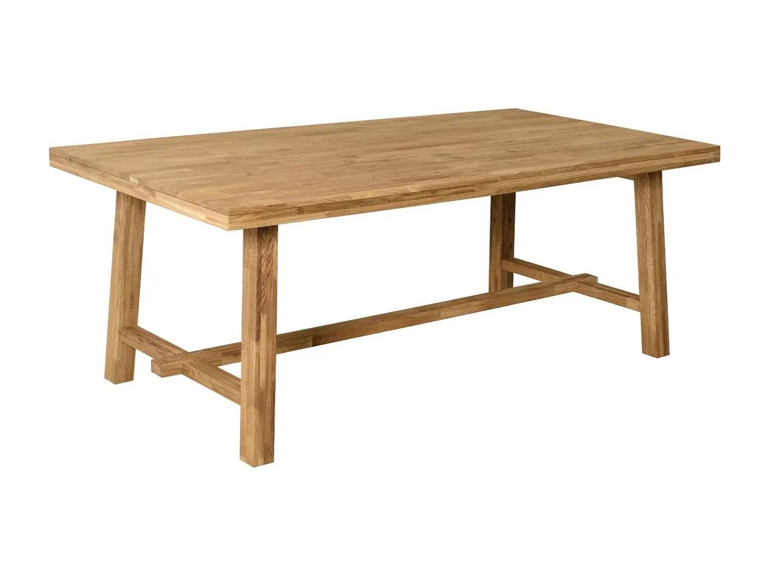 Mesa de comedor Ritza de madera maciza de roble 200 cm