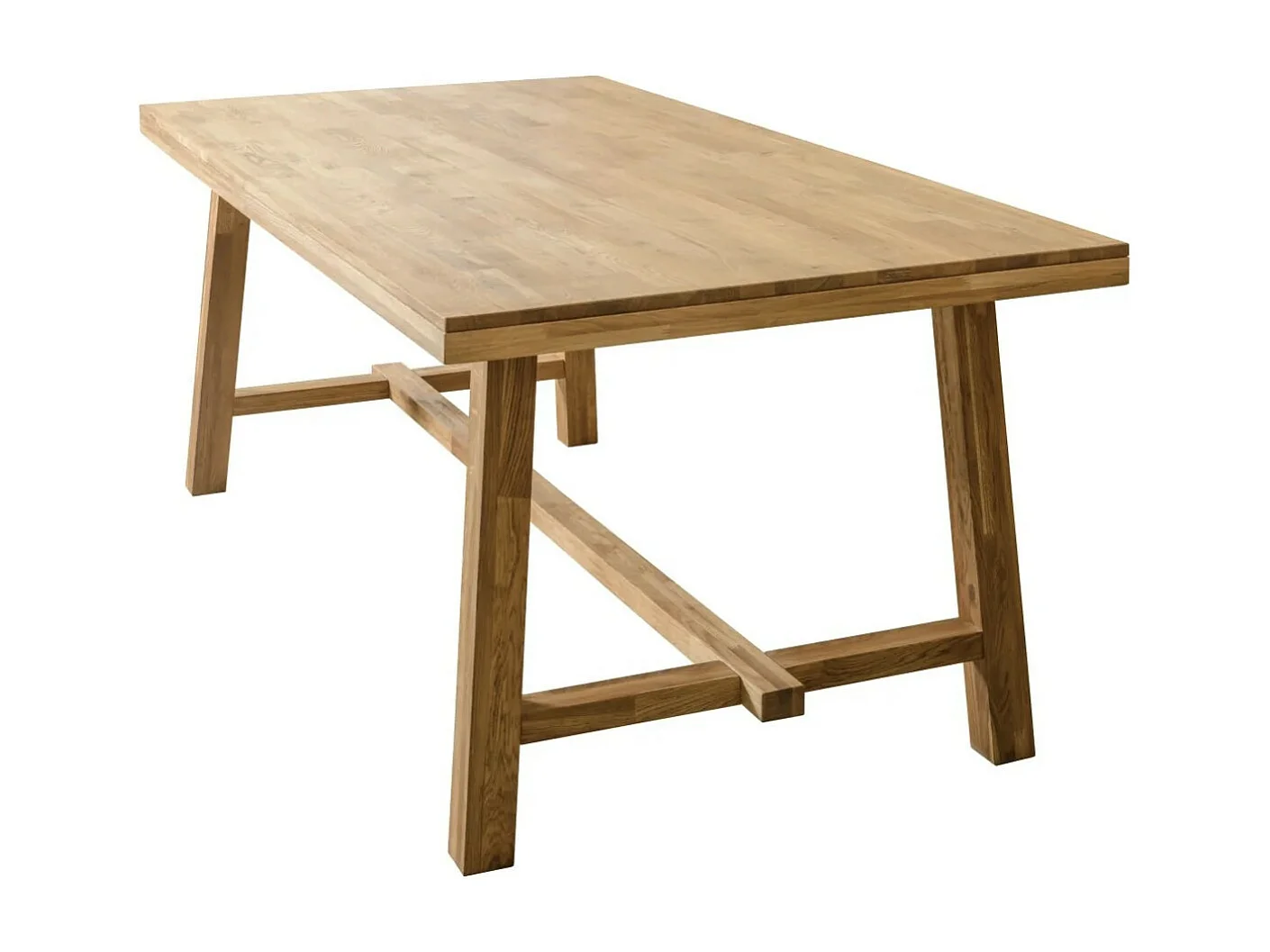 Table à manger en bois de chêne massif Ritza 200cm