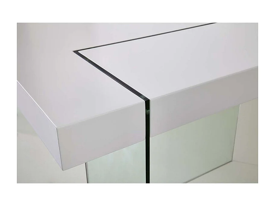 Table rectangulaire design Taupe Cubique