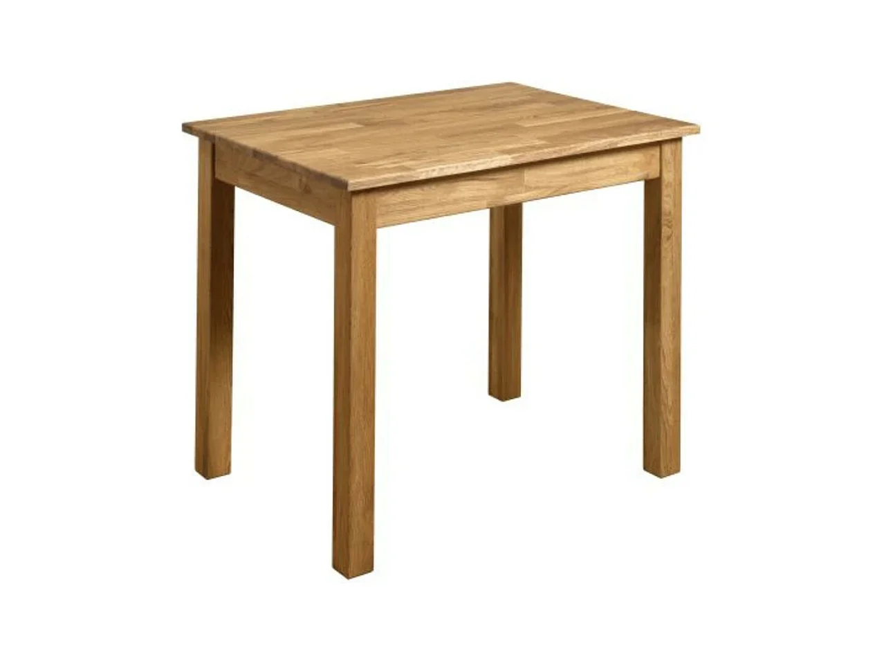 Petite table rectangulaire en bois de chêne massif Leny 90cm