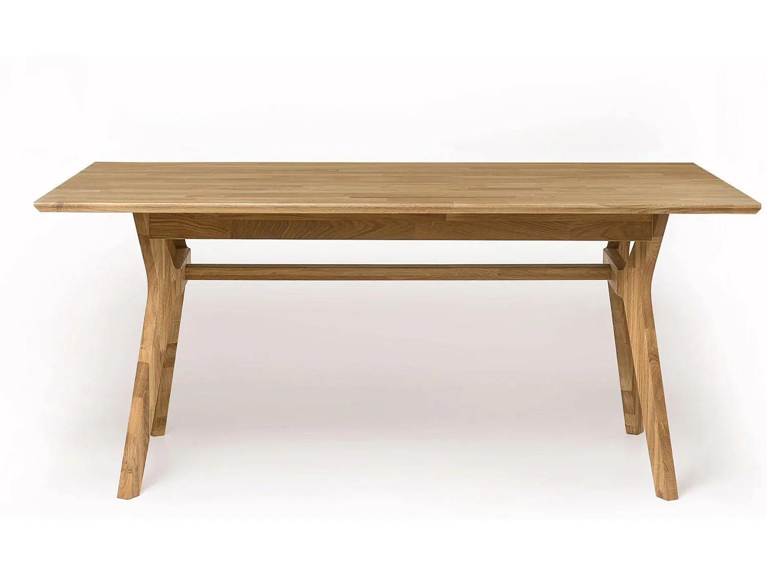 Mesa de comedor Osword de madera maciza de roble 170 cm