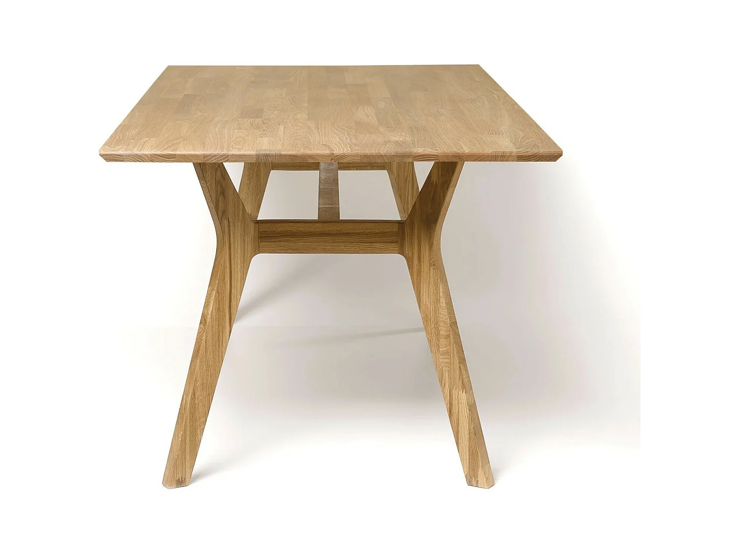 Mesa de comedor Osword de madera maciza de roble 170 cm