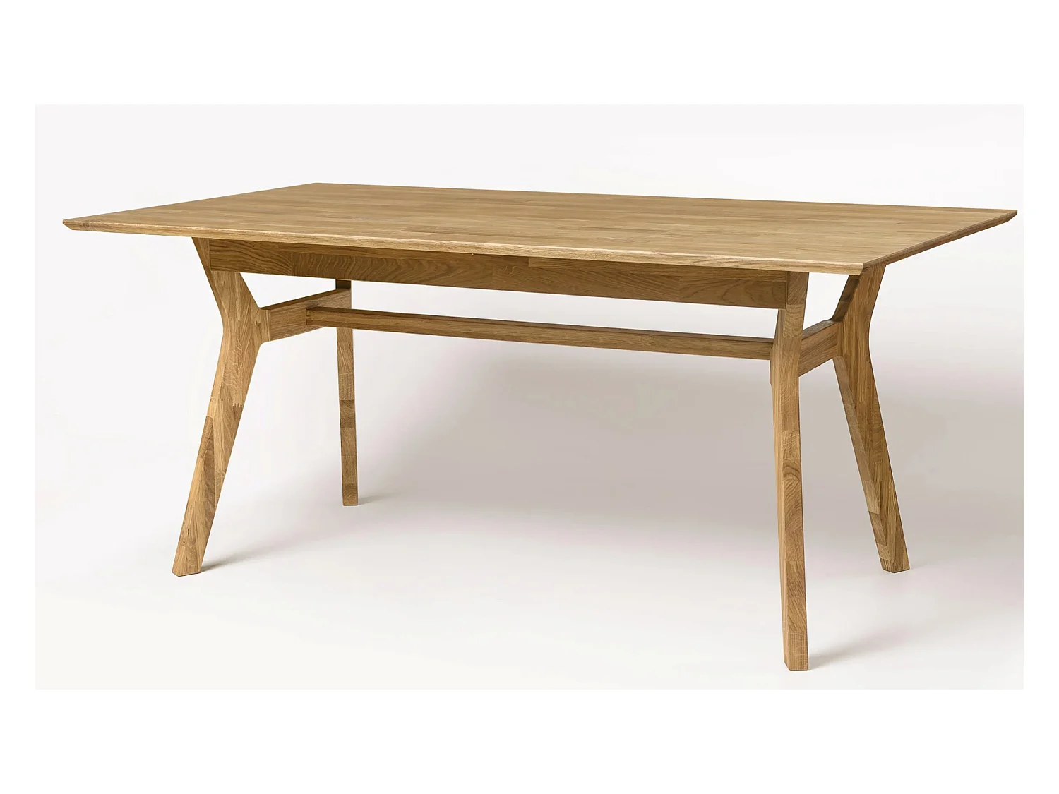 Table à manger en bois de chêne massif Osword 170cm