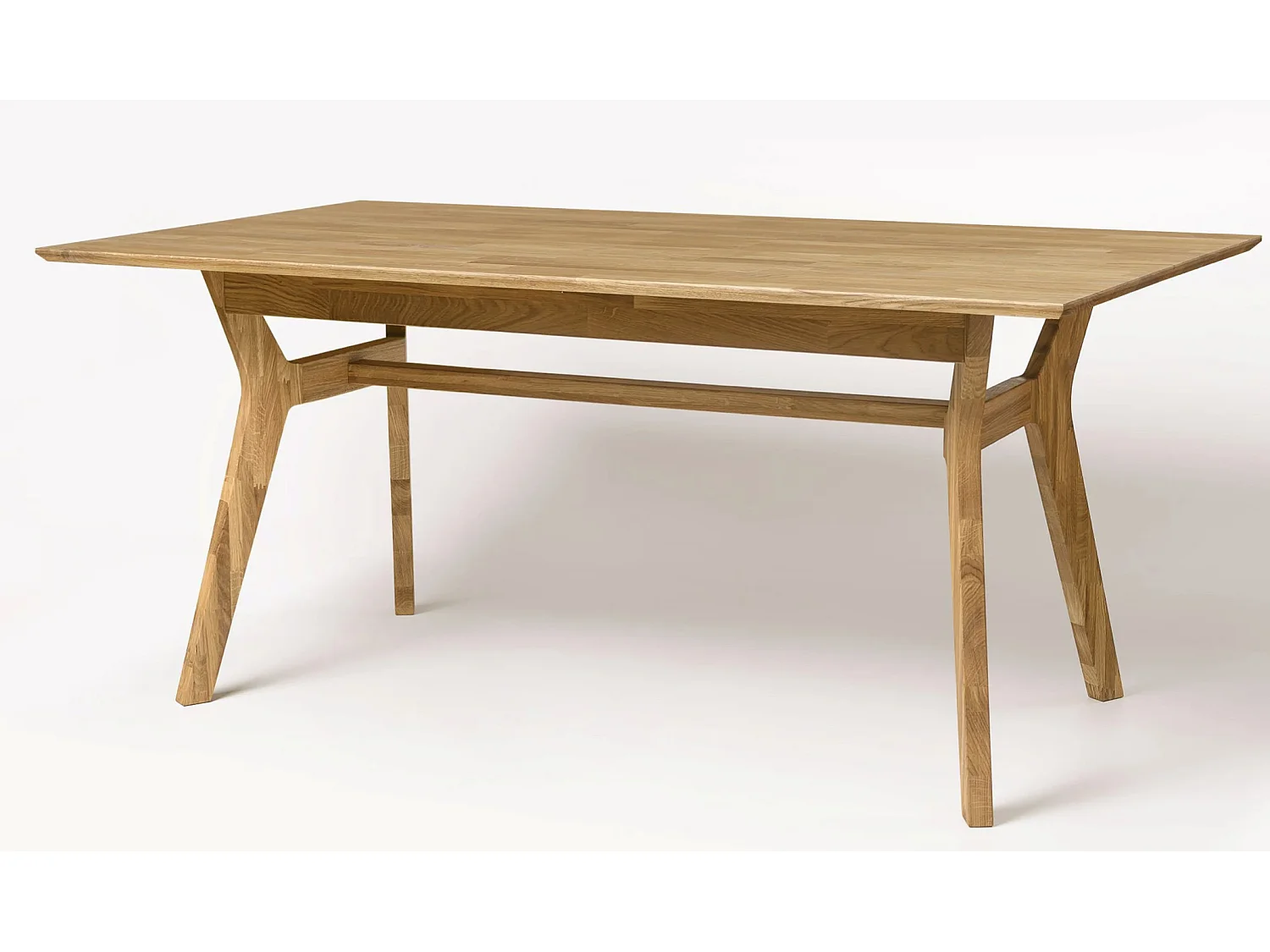 Table à manger en bois de chêne massif Osword 170cm