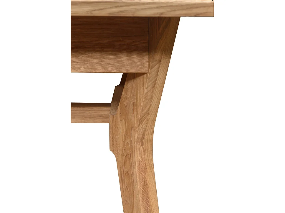 Table à manger en bois de chêne massif Osword 170cm