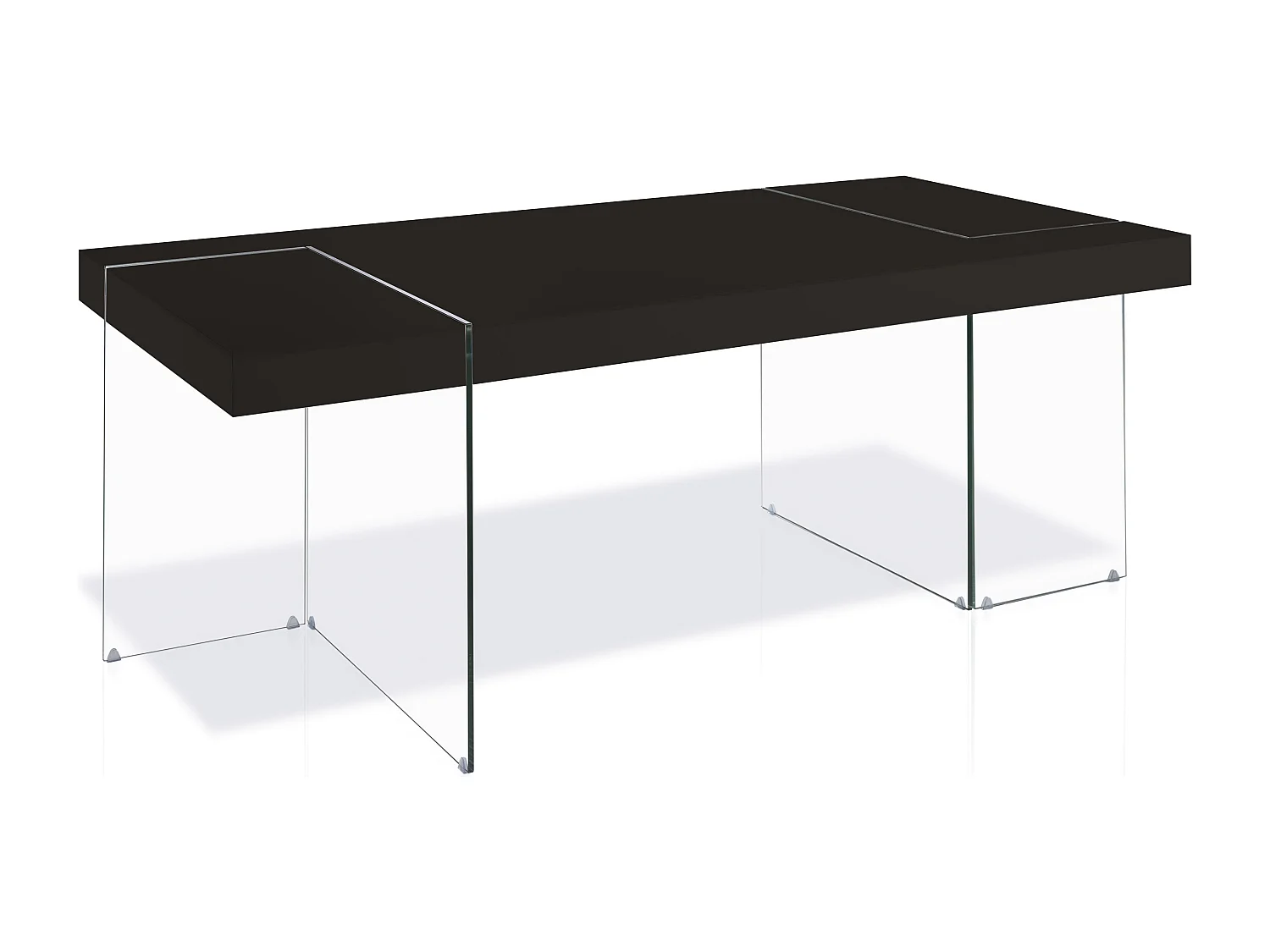Table rectangulaire design Noir Cubique