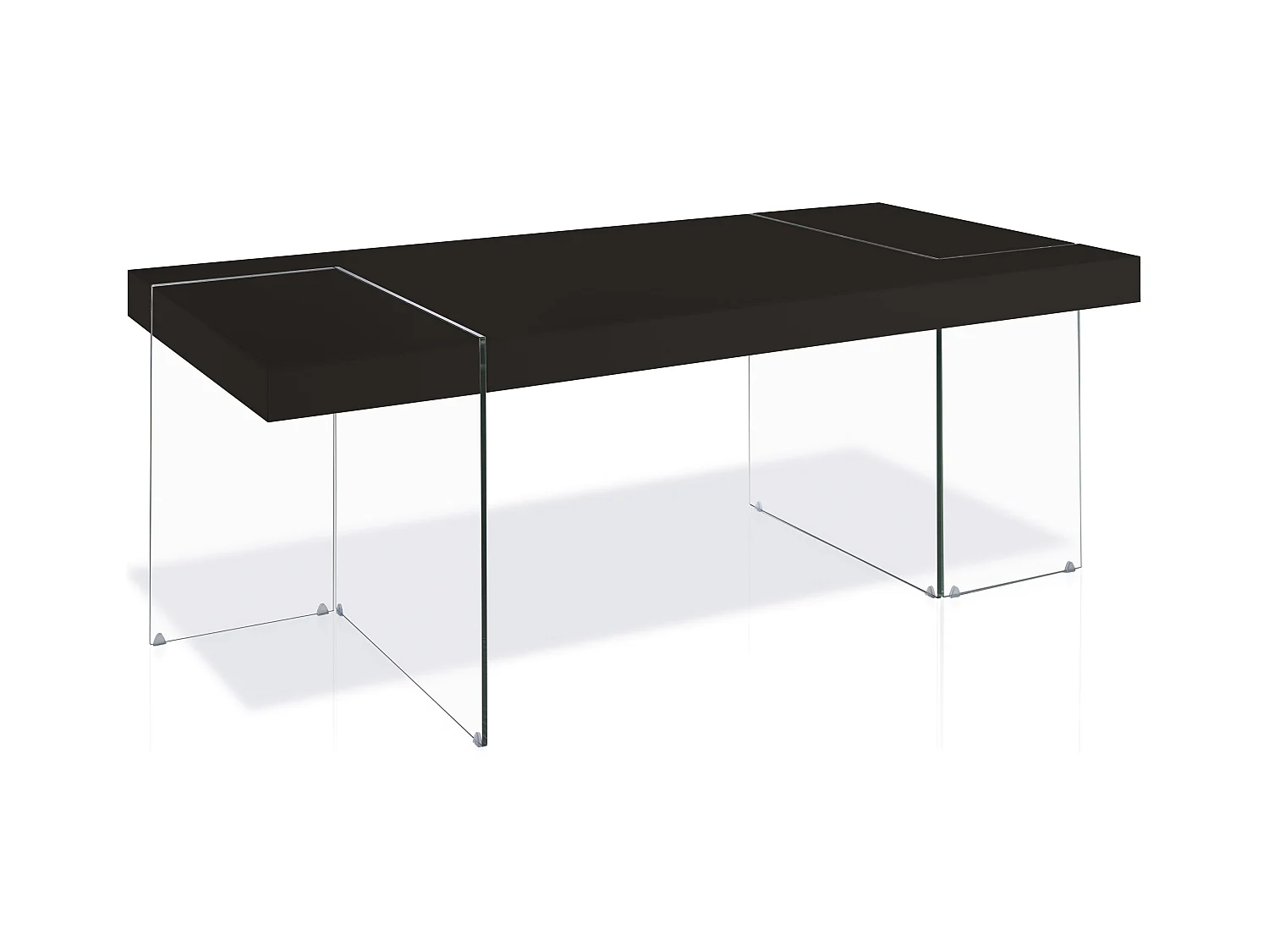 Table rectangulaire design Noir Cubique