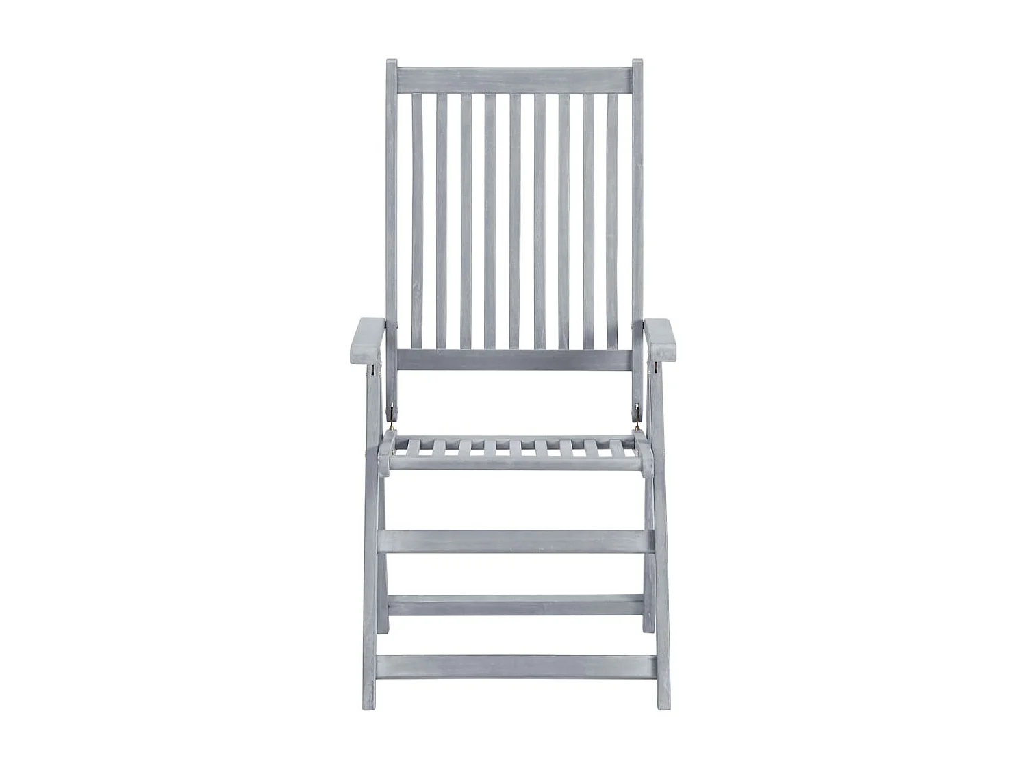 Chaises inclinables de jardin 4 pcs avec coussins Bois d'acacia 27