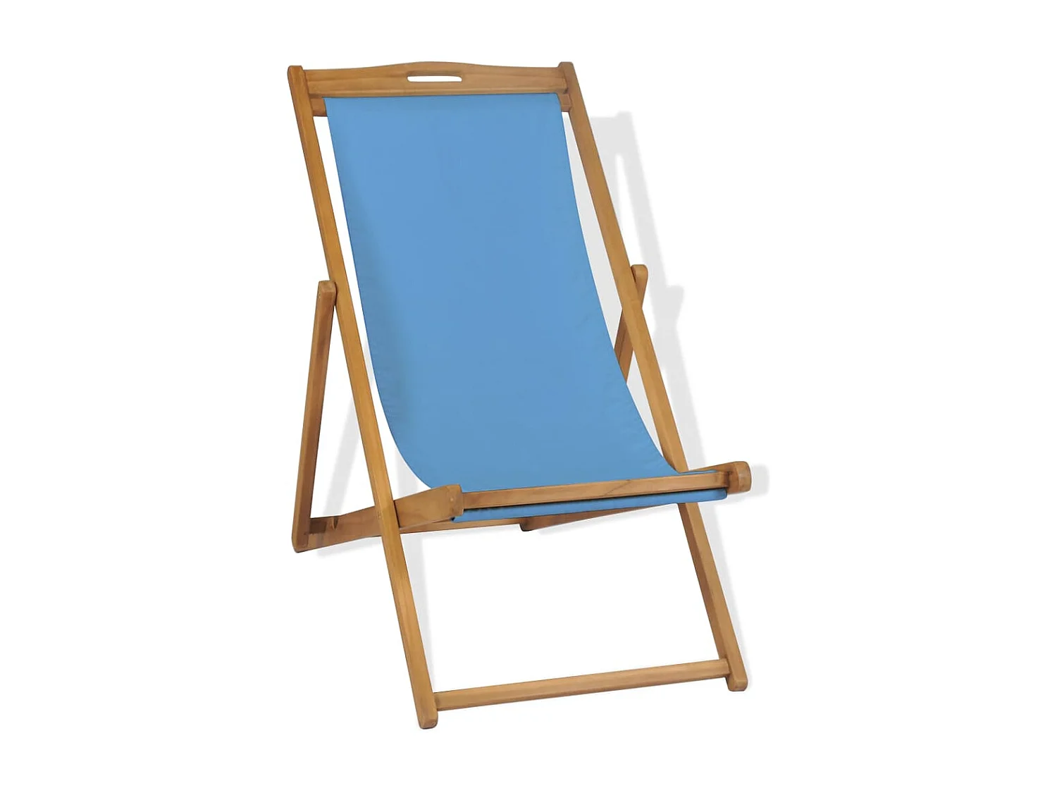 Chaise de terrasse Teck 56 x 105x96 Bleu