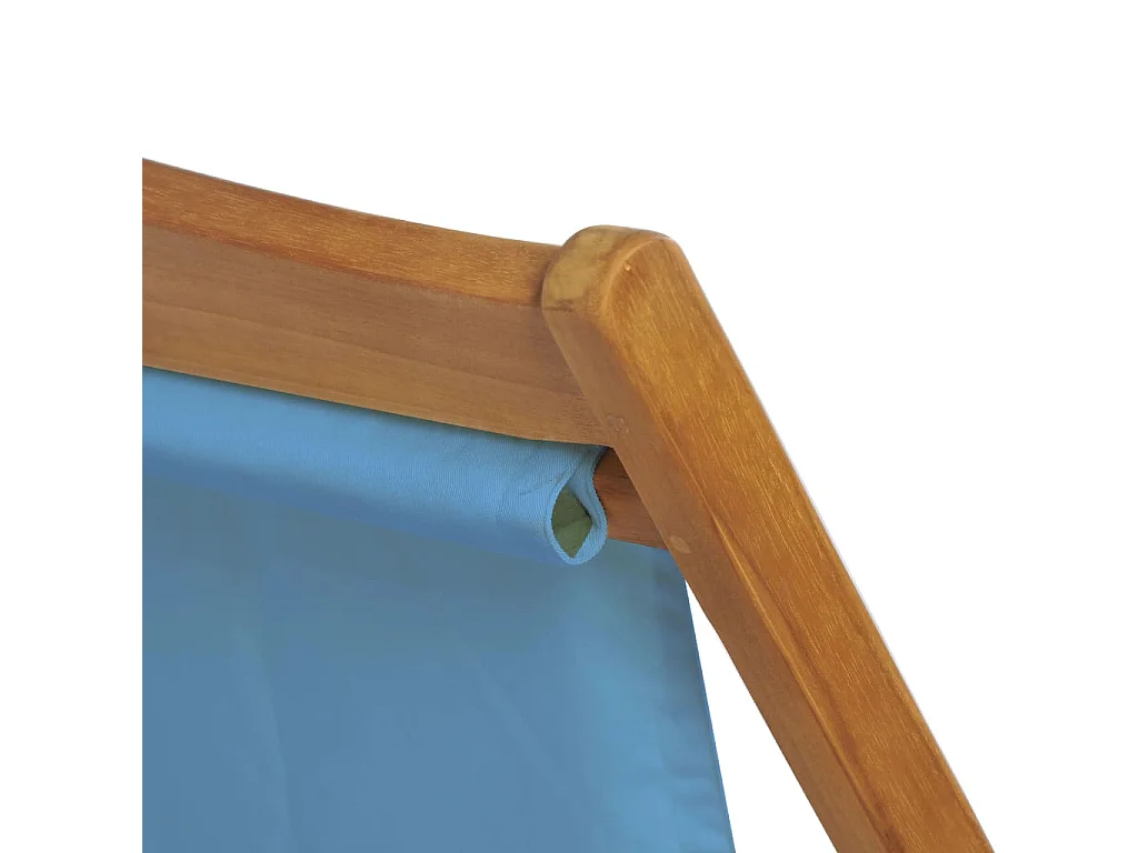 Chaise de terrasse Teck 56 x 105x96 Bleu