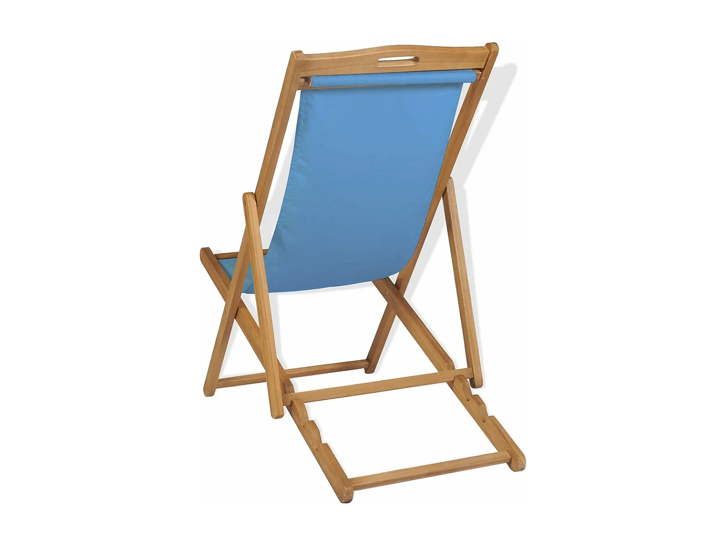 Chaise de terrasse Teck 56 x 105x96 Bleu