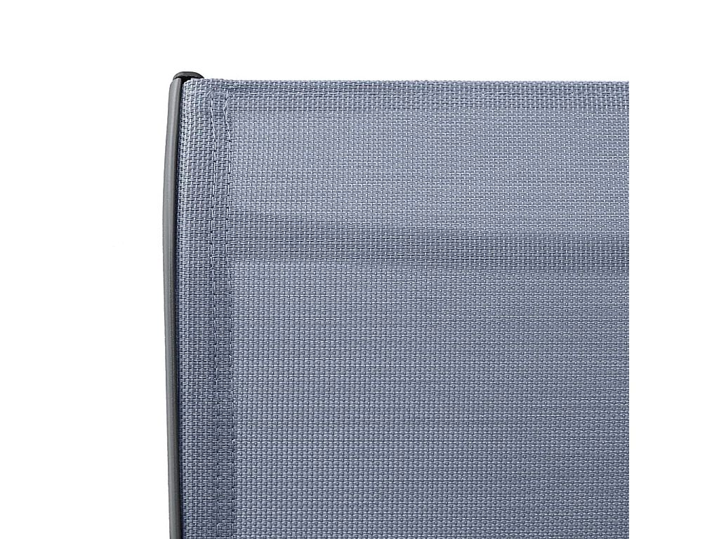 Chaises de bar de jardin 2 pcs Gris Txtilène