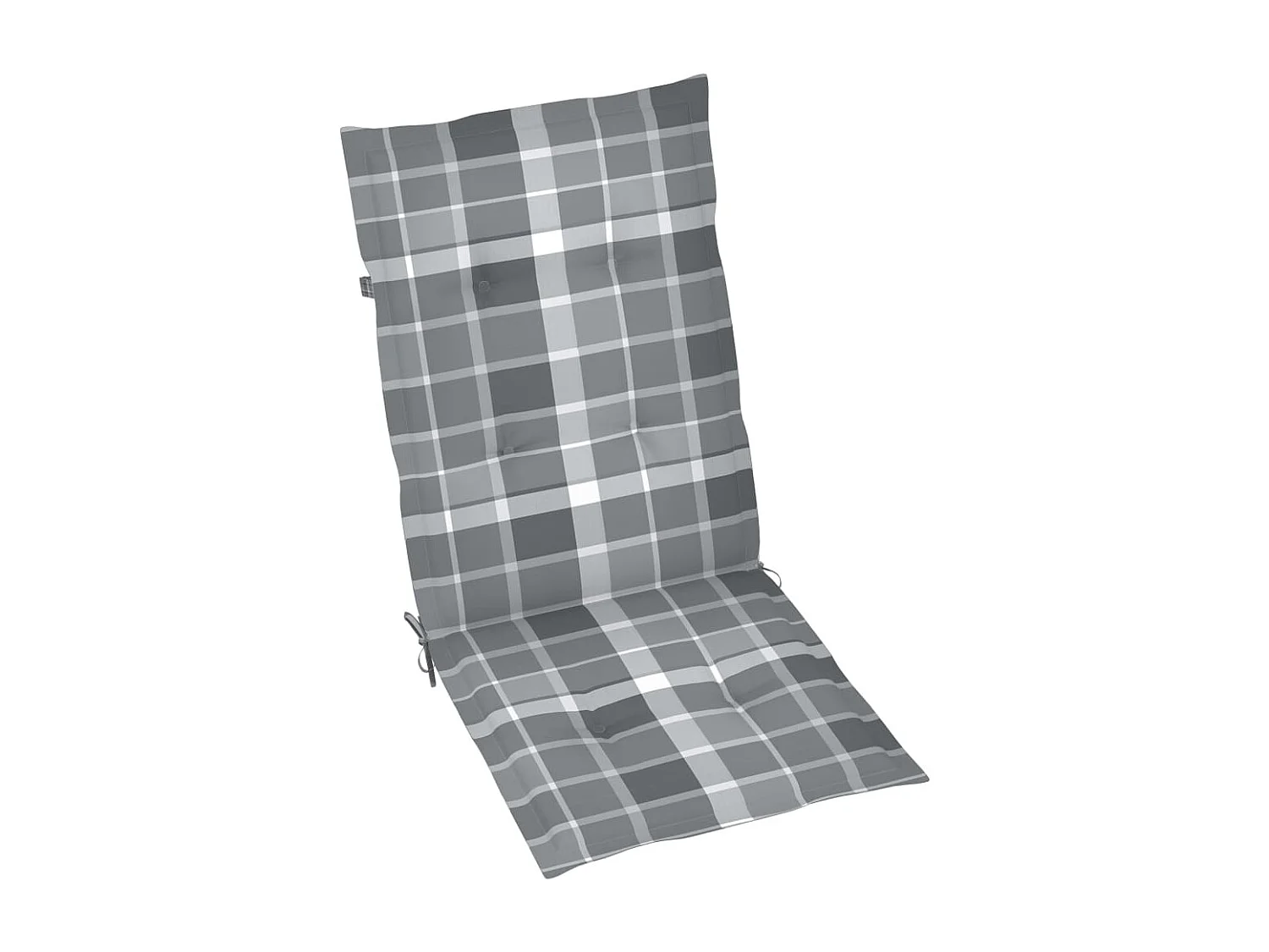 Chaises inclinables de jardin 2 pcs avec coussins Bois d'acacia 4