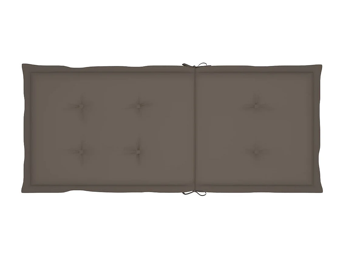 Chaises pliables de jardin 3 pcs avec coussins Bois d'acacia 5