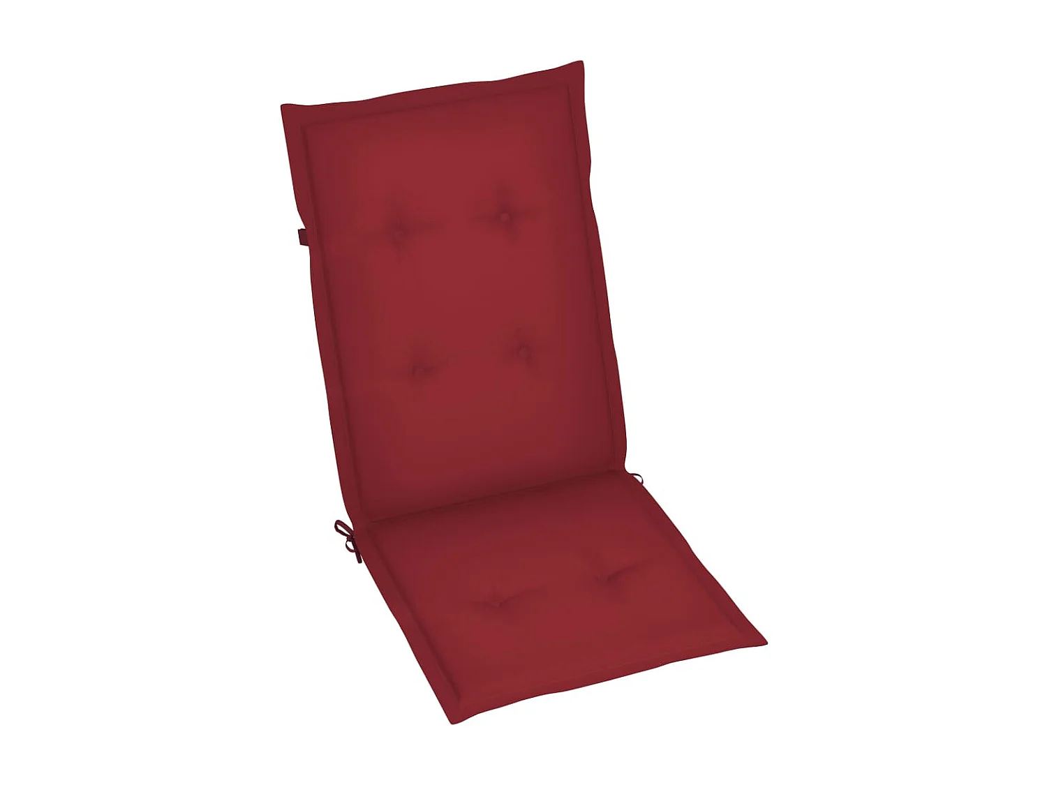 Chaises inclinables de jardin 2 pcs avec coussins Bois d'acacia 43