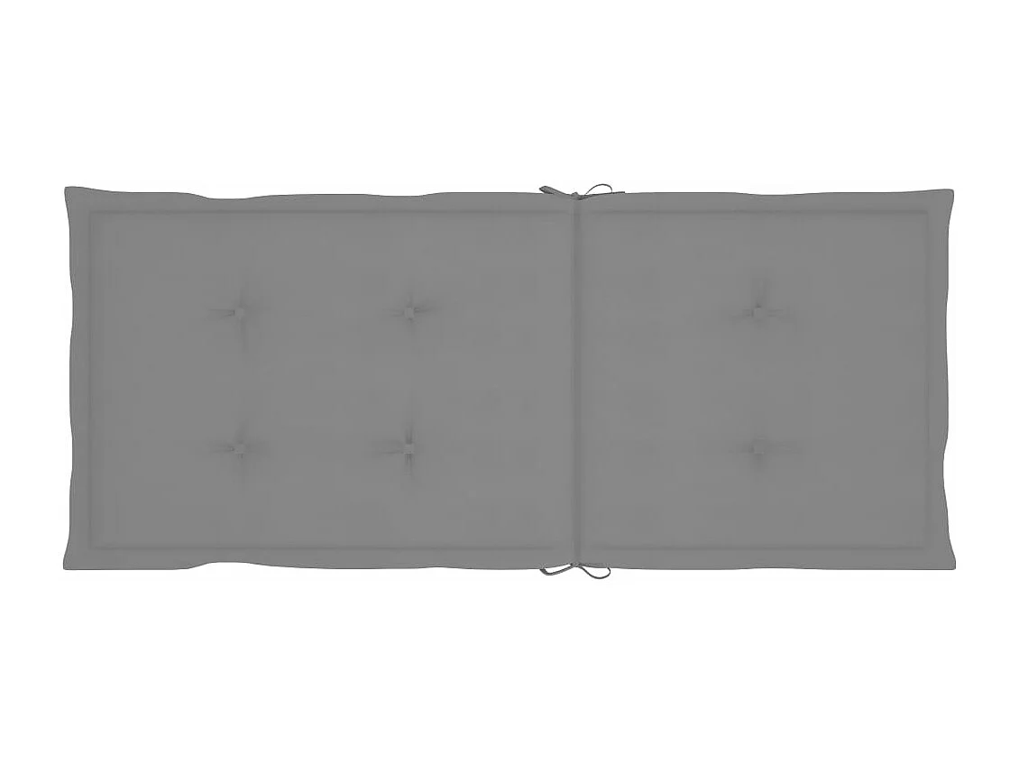 Chaises pliables de jardin 3 pcs avec coussins Bois d'acacia