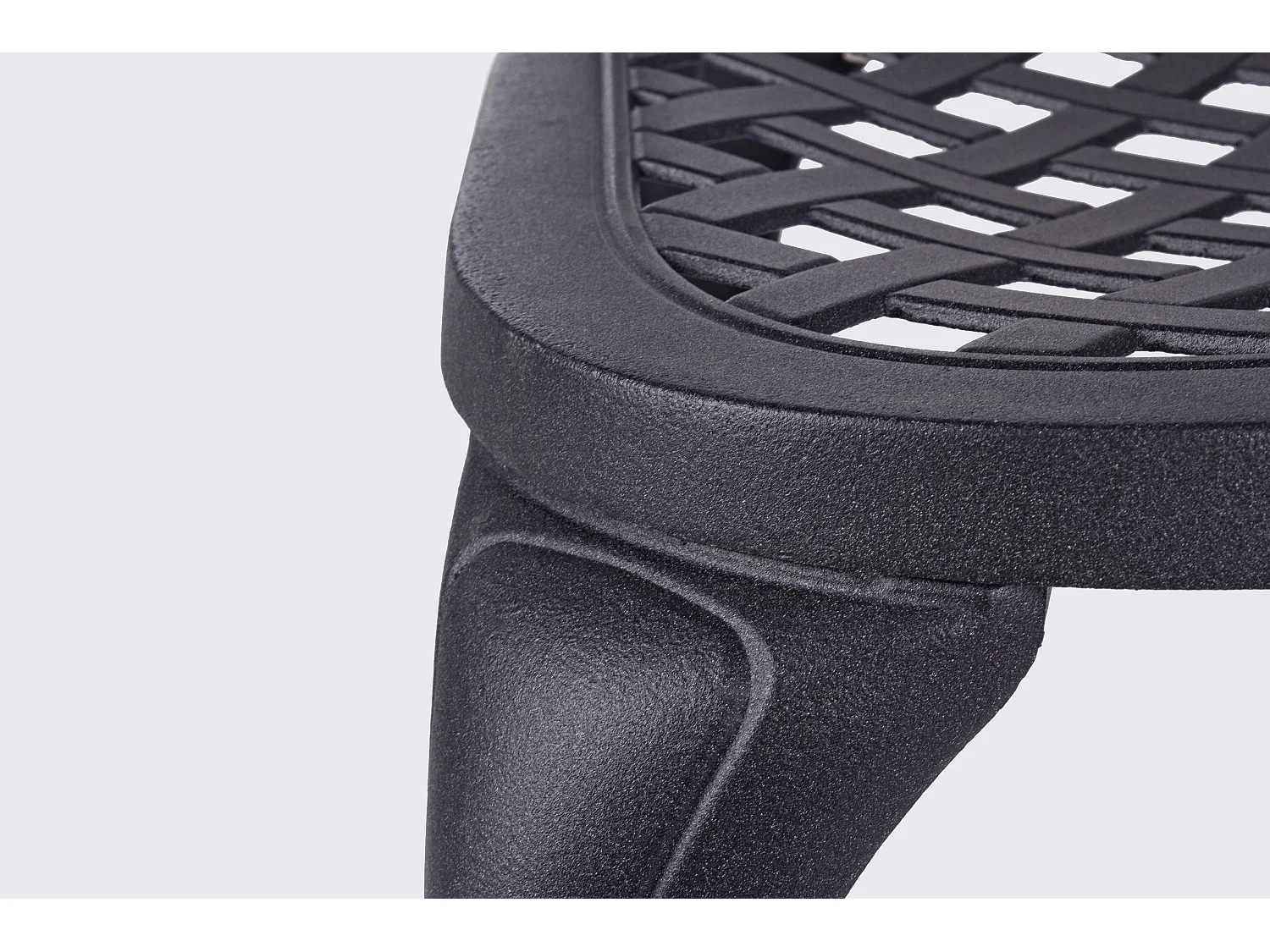 Fazola antraciet aluminium tuinstoel - Set van 2