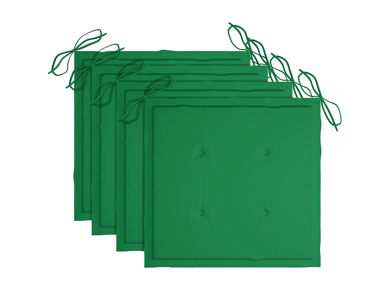 Chaises à dîner de jardin avec coussins 3 pcs Acacia massif 5