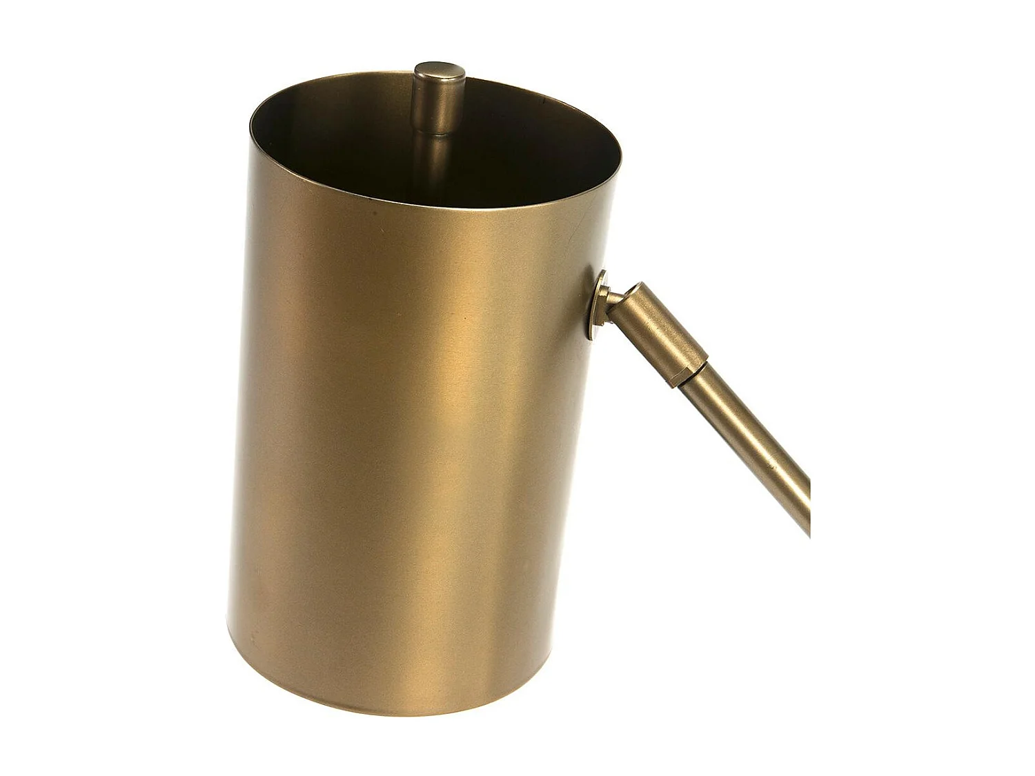 Lampe de table métal doré et socle marbre blanc Esos