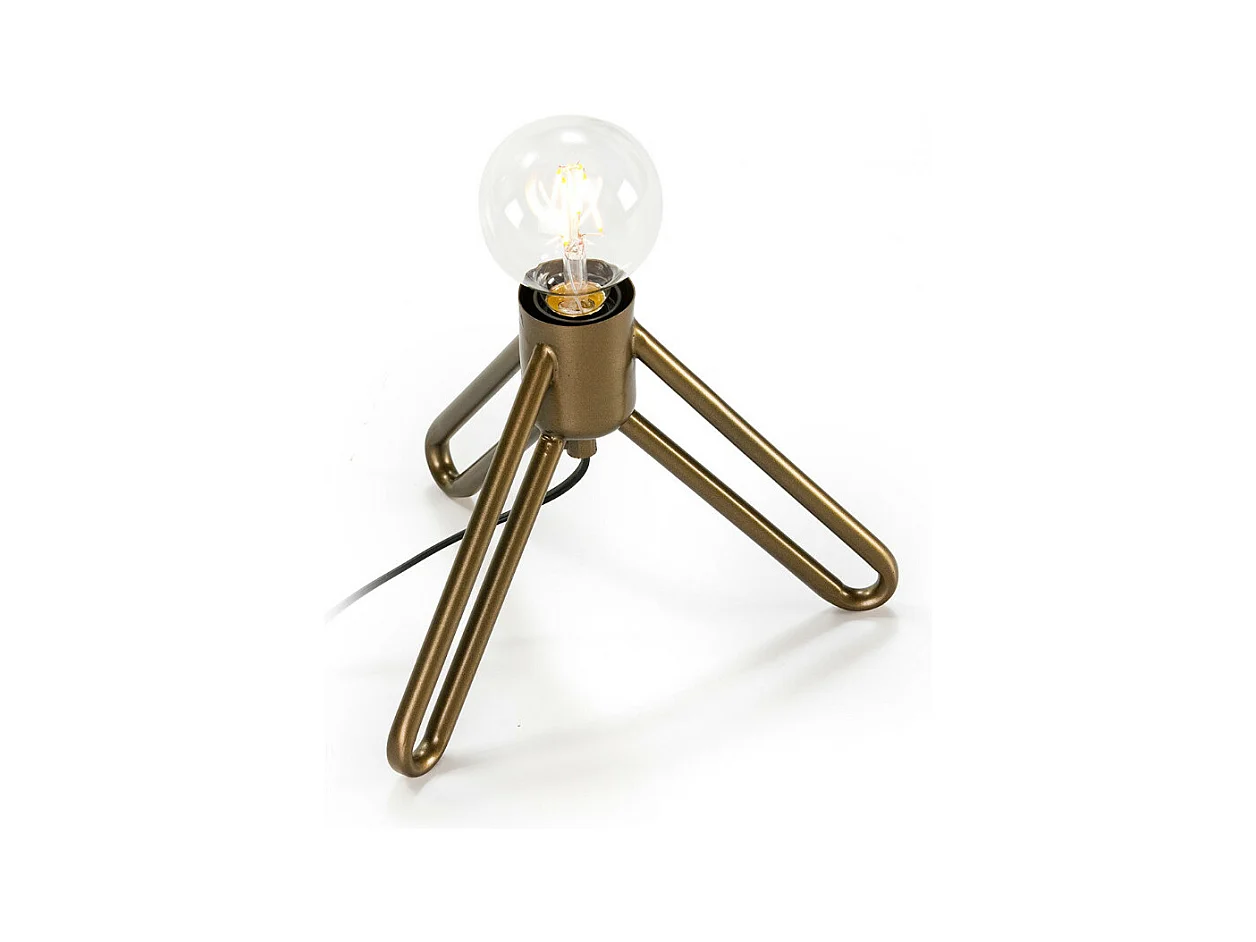 Erwin H 19 goud metalen tafellamp