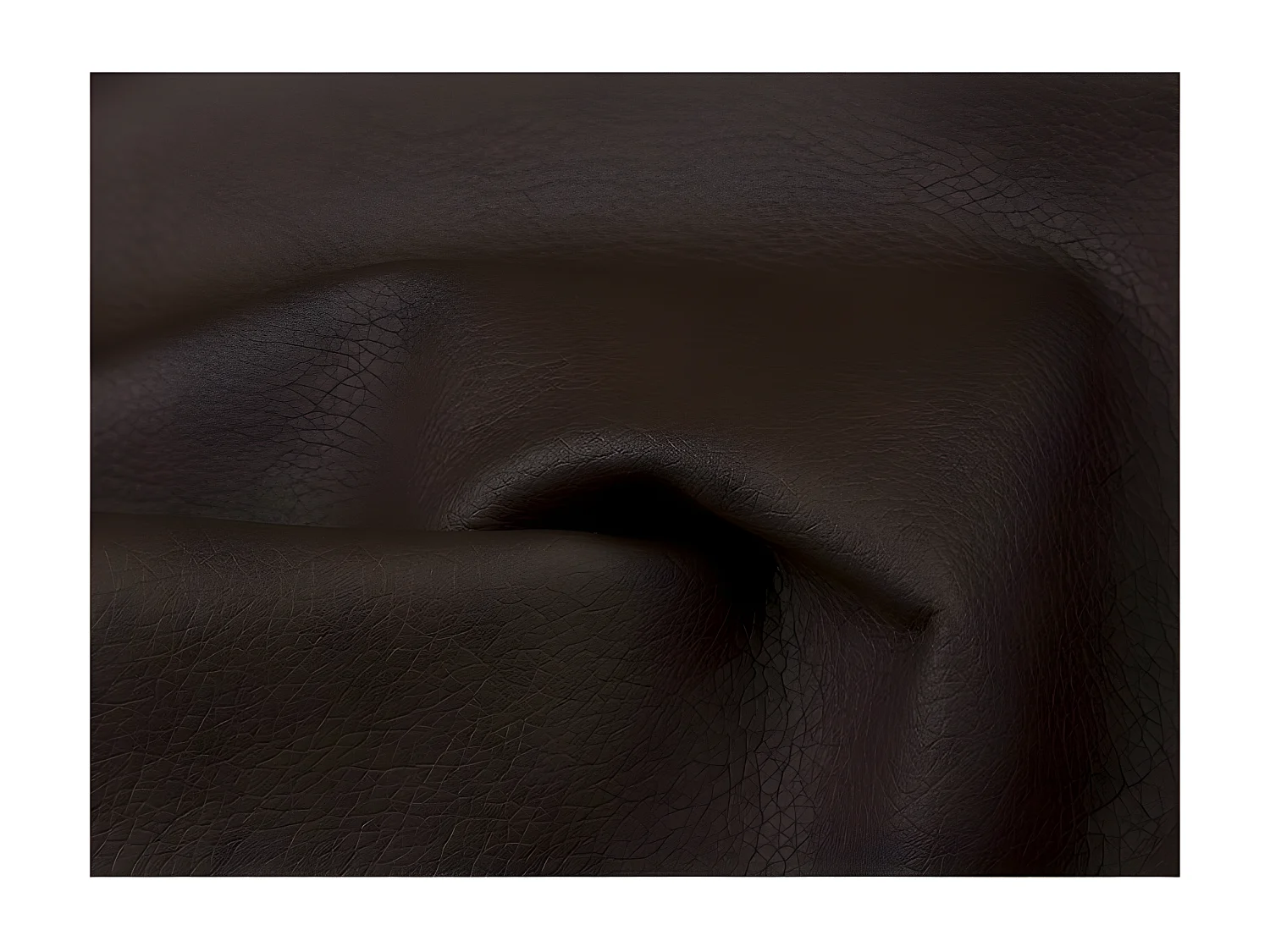 Canapé angle convertible et réversible simili marron et tissu beige clair chiné Luzo 245cm