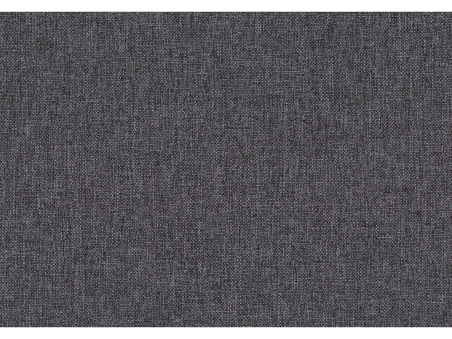 Canapé angle gauche convertible tissu gris foncé et simili blanc James 245cm