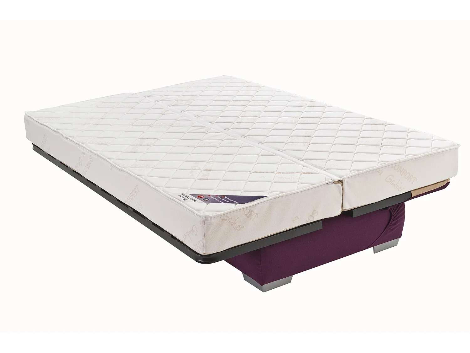 Clic-Clac moderne 130x190 avec rangement matelas 13cm Star essentiel