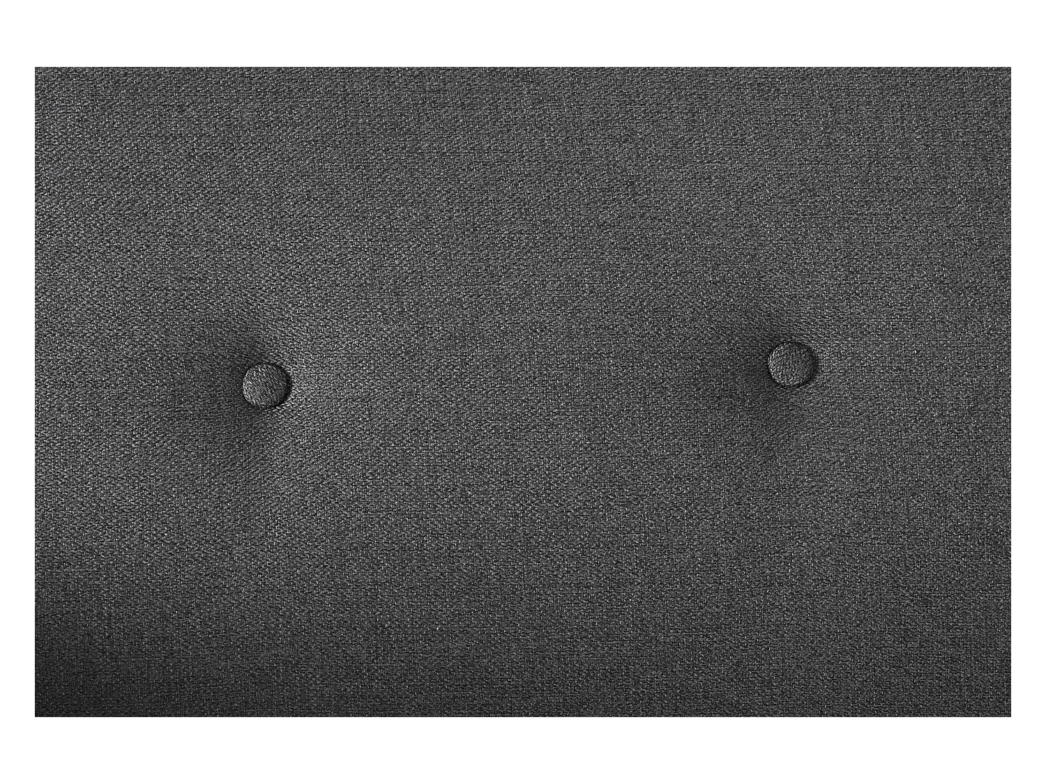 Canapé lit 3 places tissu polyester noir Becky