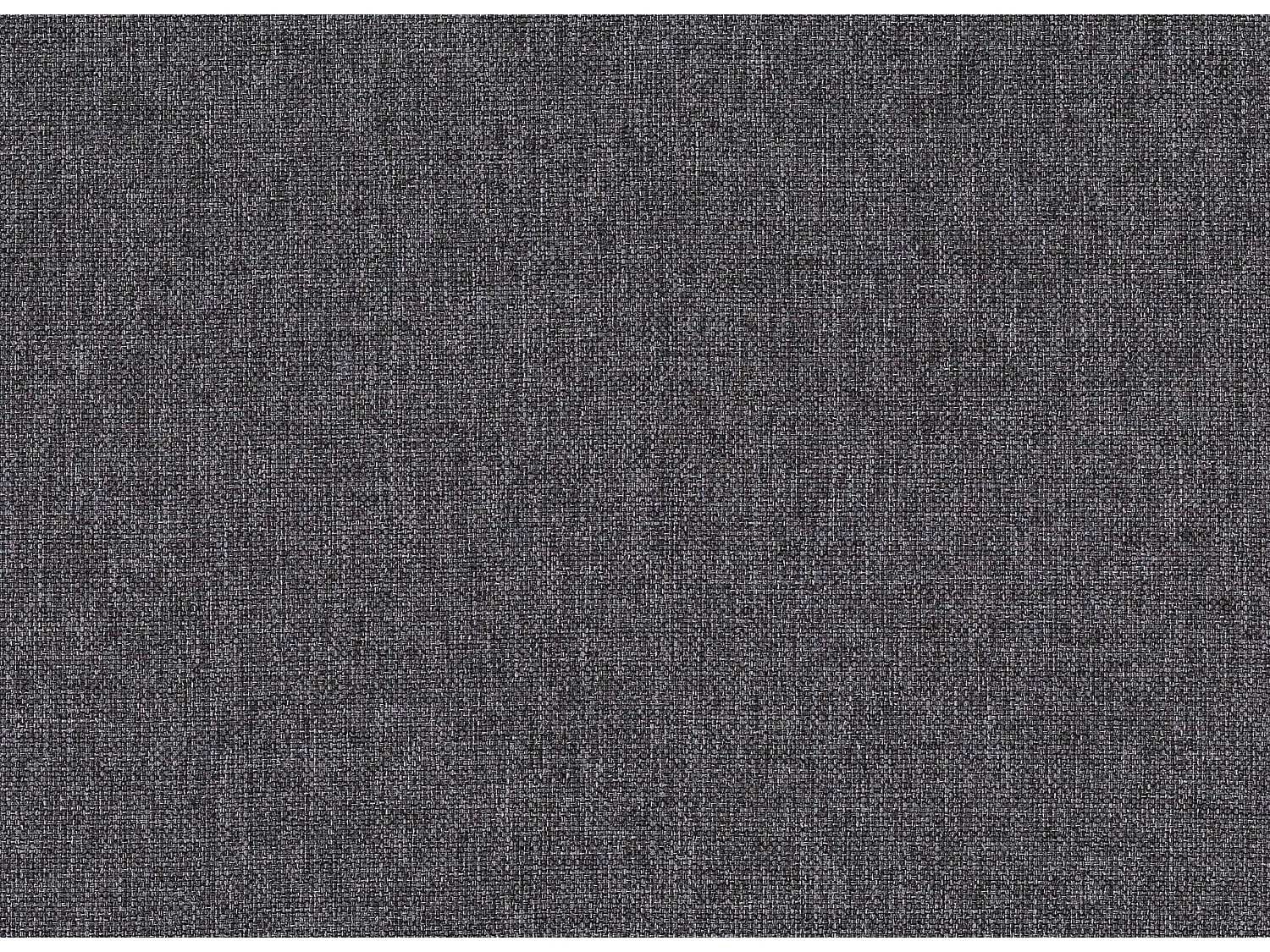 Canapé d'angle gauche convertible tissu gris foncé et simili blanc Marka 275cm