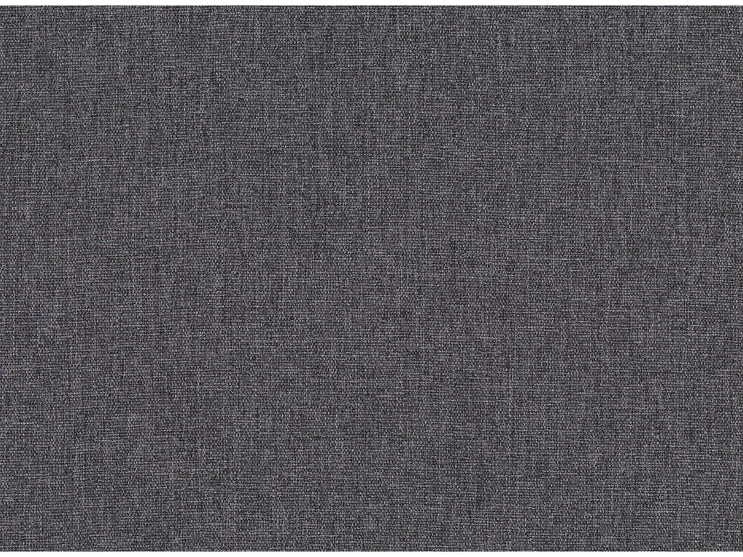 Canapé d'angle droit convertible tissu gris foncé et simili noir Sundy 250cm