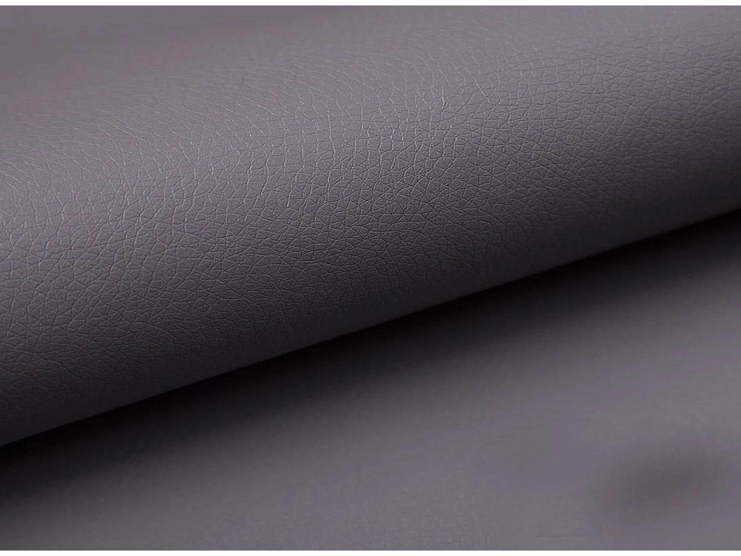 Canapé d'angle gauche convertible tissu gris foncé chiné et simili gris clair Sundy 250cm