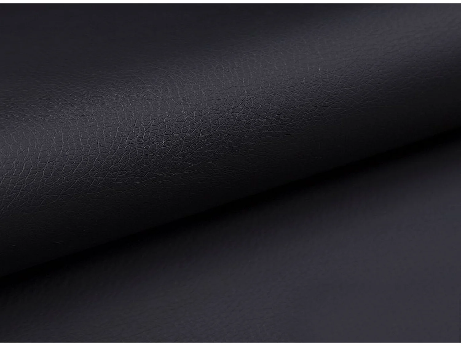 Canapé angle gauche convertible tissu gris clair et simili noir James 245cm