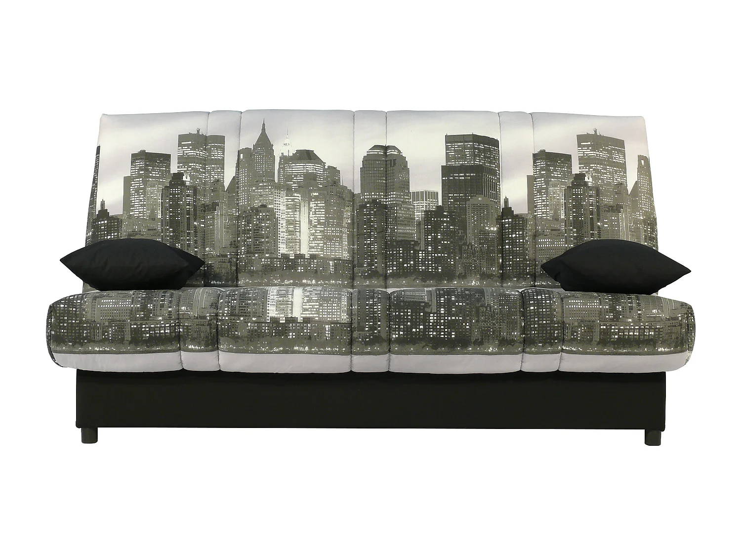 Clic Clac imprimé Manhattan 130x190 matelas 11cm